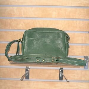 Authentic Portland Leather Goods Sage Green Crossbody Purse